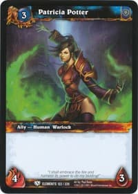 Patricia Potter - War of the Elements - WoW card
