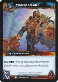 Vincent Brayden - War of the Elements - WoW card