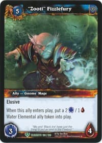 "Zooti" Fizzlefury - War of the Elements - WoW card