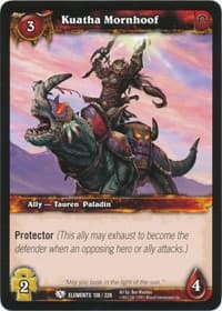 Kuatha Mornhoof - War of the Elements - WoW card
