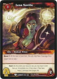 Lena Naville - War of the Elements - WoW card