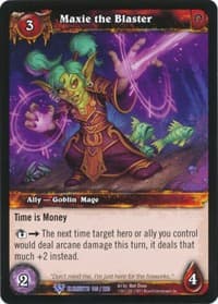 Maxie the Blaster - War of the Elements - WoW card