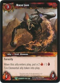 Razo'jun - War of the Elements - WoW card