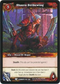 Shaera Strikewing - War of the Elements - WoW card