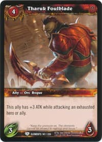 Tharuk Foulblade - War of the Elements - WoW card