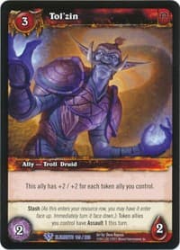 Tol'zin - War of the Elements - WoW card