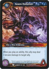 Azure Enforcer - War of the Elements - WoW card