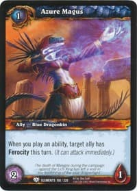 Azure Magus - War of the Elements - WoW card