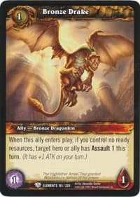 Bronze Drake - War of the Elements - WoW card