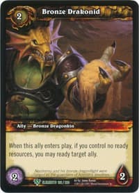 Bronze Drakonid - War of the Elements - WoW card