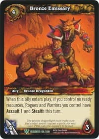 Bronze Emissary - War of the Elements - WoW card