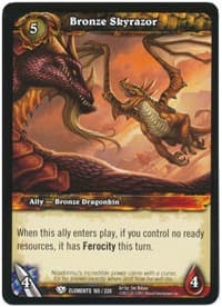 Bronze Skyrazor - War of the Elements - WoW card