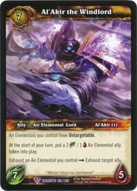 Al'Akir the Windlord - War of the Elements - WoW card