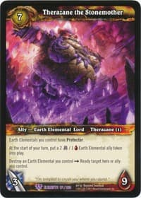 Therazane the Stonemother - War of the Elements - WoW card
