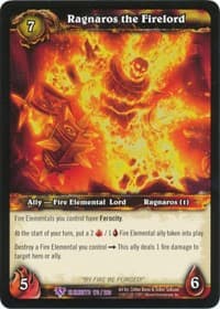 Ragnaros the Firelord - War of the Elements - WoW card