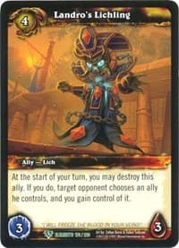 Landro's Lichling - War of the Elements - WoW card