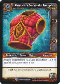 Champion's Deathdealer Breastplate - War of the Elements - WoW card