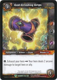 God Grinding Grips - War of the Elements - WoW card