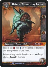 Helm of Terrorizing Fangs - War of the Elements - WoW card