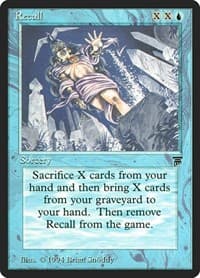 Recall - Legends - Magic: The Gathering card