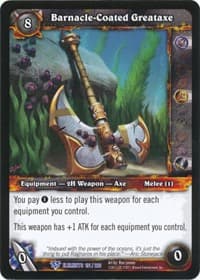 Barnacle Coated Greataxe - War of the Elements - WoW card