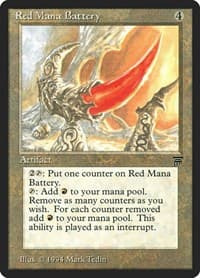 Red Mana Battery - Legends - Magic: The Gathering card