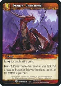 Dragon, Unchained - War of the Elements - WoW card