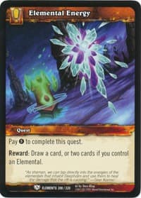 Elemental Energy - War of the Elements - WoW card