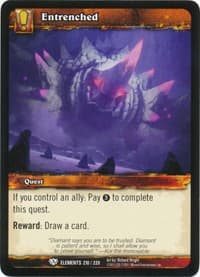 Entrenched - War of the Elements - WoW card