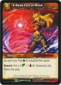 A Head Full of Wind - War of the Elements - WoW card