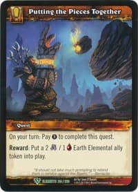 Putting the Pieces Together - War of the Elements - WoW card