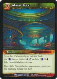 Abyssal Maw - War of the Elements - WoW card