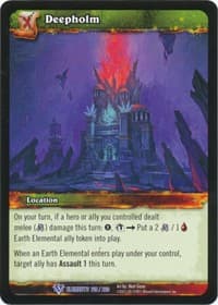 Deepholm - War of the Elements - WoW card
