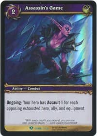 Assassin's Game - Assault on Icecrown Citadel - WoW card