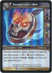 Deathbringer's Will - Assault on Icecrown Citadel - WoW card