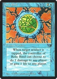 Relic Bind - Legends - Magic: The Gathering card
