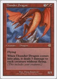 Thunder Dragon - Starter 1999 - Magic: The Gathering card