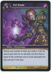 Fel Trade - Assault on Icecrown Citadel - WoW card