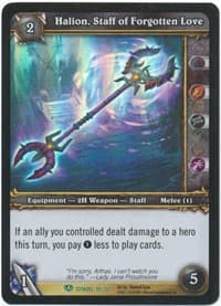 Halion, Staff of forgotten Love - Assault on Icecrown Citadel - WoW card