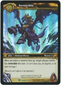 Invincible - Assault on Icecrown Citadel - WoW card