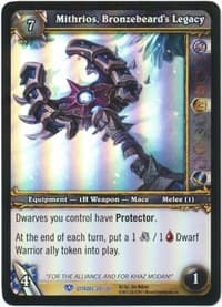 Mithrios, Bronzebeard's Legacy - Assault on Icecrown Citadel - WoW card