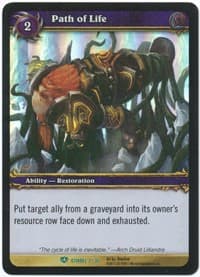 Path of Life - Assault on Icecrown Citadel - WoW card