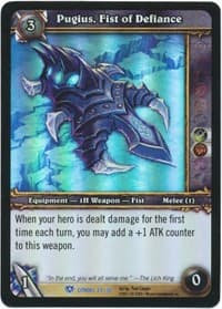 Pugius, Fist of Defiance - Assault on Icecrown Citadel - WoW card
