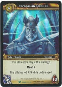 Terenas Menethil II - Assault on Icecrown Citadel - WoW card