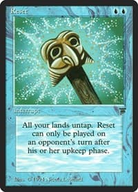 Reset - Legends - Magic: The Gathering card