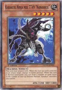 Karakuri Ninja mdl 7749 "Nanashick" - Extreme Victory - YuGiOh card