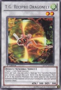 T.G. Recipro Dragonfly - Extreme Victory - YuGiOh card