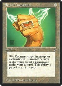 Ring of Immortals - Legends - Magic: The Gathering card