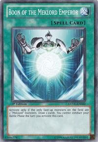 Boon of the Meklord Emperor - Extreme Victory - YuGiOh card