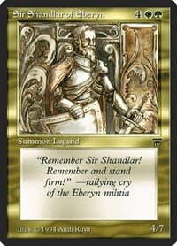 Sir Shandlar of Eberyn - Legends - Magic: The Gathering card